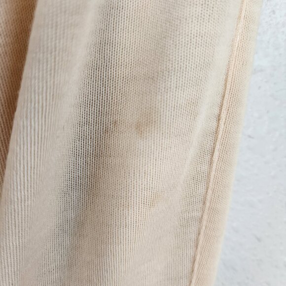 1980s Claude Montana Vintage Wool Dress in Ivory Size 4 - Picture 13 of 14